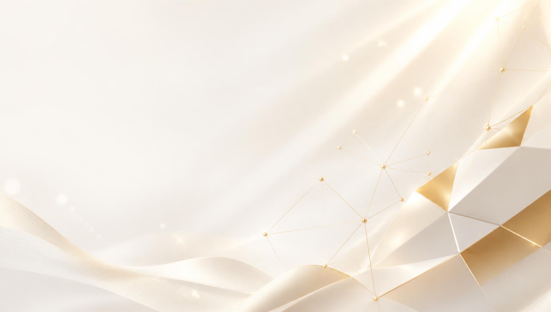 Elegant white and gold abstract background representing community connections